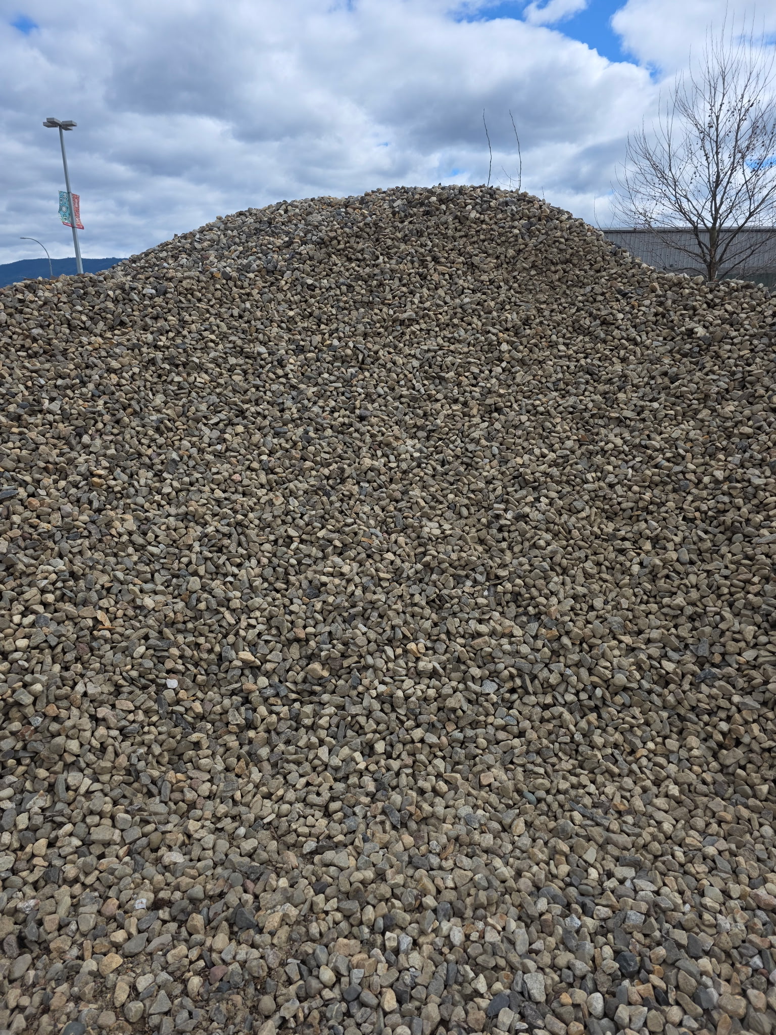 1 and a quarter inch rock aggregate
